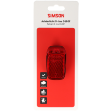 SIMSON S022066 AURORA DYNAMO ACHTERLICHT 6V D-LINE D100F OP KAART