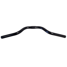 ZOOM STUURBOCHT KINDERFIETS GEBOGEN STAAL 49CM ZWART