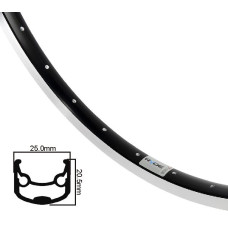 RYDE VELG ANDRA 30 28 INCH (622) ZWART VELGRAND 32 GAATS 14G