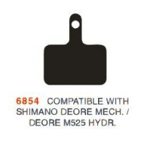 ELVEDES DISC BRAKE 6854 SHIMANO DEORE MECH M525 OP KAART