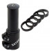 SATORI STUURPEN-ADAPTER AHEAD UP4 MET SPACERS 28,6Ø 117MM ZWART