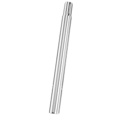 ERGOTEC ZADELPEN ALU KAARS 27.2 ALU 300 MM ZILVER OP KAART