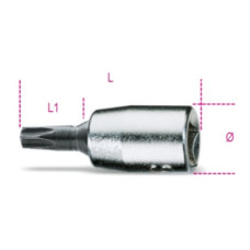 BETA 900TX 25 SCHROEVENDRAAIERDOP VOOR TORX 1/4