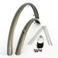 EUROFENDER RAPIDO SPATBORDSET 46MM - 28 INCH SMOKE / TITANIUM