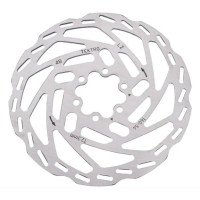 TEKTRO TR160-17 REMSCHIJF ROTOR Ø160MM 2.3MM 6-PUNT ZILVER