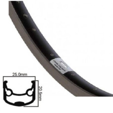 RYDE VELG ANDRA 30 28 INCH (622) ZWART DISK 36 GAATS 14G