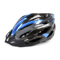 MIRAGE FIETSHELM 54-58 CARBON ZWART/BLAUW
