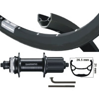 KGS ACHTERWIEL 28 INCH (622) VELG + SPAAK ZW CASS CENTERLOCK 8-10 V