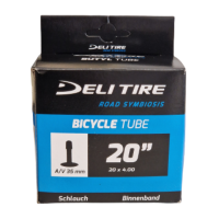 DELI TIRE BINNENBAND 20 INCH 20X3.00 (76-406) AV7-XXL ( AUTO ) VENTIEL SKINNYBIKE 35MM 