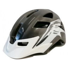 MIRAGE FIETSHELM UNI 58-62 CARBON ZWART/WIT