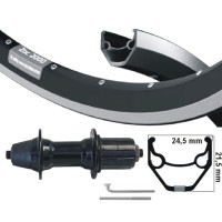 KGS ACHTERWIEL 28 INCH (622) ZWART CASSETTE 8-9 SP ZW UITVAL KGS ACHTERWIEL 28 INCH (622) ZWART CASSETTE 8-9 SP ZW UITVAL