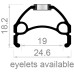 RODI VIPER 19 VELG 28 INCH 14G/36H REMRAND ZWART