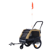 POLISPORT AANHANGWAGEN HUISDIER MAAT M TOT 23KG