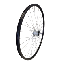 KGS VOORWIEL 28 INCH NAAFDYNAMO ROLLERBRAKE VELG ZWART