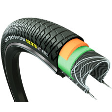 CST BROOKLYN PRO URBAN CARGO 50 KM/H BUITENBAND 26X2.40 62-559 ZWART REFLECTIE