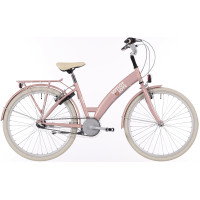 BIKEFUN LOTS OF LOVE 24LOT550 24 INCH NEXUS 3 REMNAAF MEISJES MAT MAHOGANY ROZE