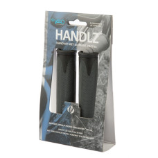 VELO HANDVAT KRATON/GEL.ZWART/GRIJS 2X130 (VAN MOOF) OP KAART