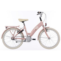BIKEFUN LOTS OF LOVE 20LOT500 20 INCH REMNAAF MEISJES MAT MAHOGANY ROZE