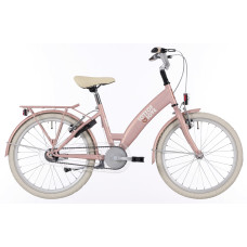BIKEFUN LOTS OF LOVE 20LOT500 20 INCH REMNAAF MEISJES MAT MAHOGANY ROZE