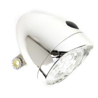 CATCH-IT KOPLAMP RETRO BATTERIJ 3XLED CHROOM BULK PER STUK