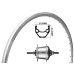 KGS ACHTERWIEL 28 INCH (622) ZAC 2000/421 ZILVER NEXUS 7 ROLLERBRAKE