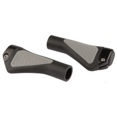 MIRAGE HANDVATTENSET GRIPS IN STYLE 132/132MM ZWART/GRIJS