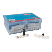 ELVEDES WP BOX V-BRAKE/E-BIKE REMBLOKKEN 72MM WIT 25 STEL