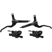 SHIMANO MT200 HYDRAULISCHE SCHIJFREMSET VOOR + ACHTER 850/2000 MM ZWART