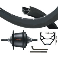 KGS ACHTERWIEL 28 INCH (622) VELG ZWART SPAAK ZWART NEXUS 7 RB ZWART KGS ACHTERWIEL 28 INCH (622) VELG ZWART SPAAK ZWART NEXUS 7 RB ZWART