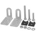 POLISPORT SET SPATBORDEN COLORADO SR 24/26" ZWART OP KAART