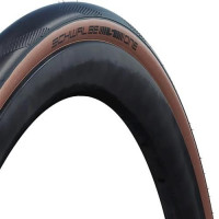 SCHWALBE BUITENBAND ONE 30-622 (700X30C) TLE TUBELESS RACEGUARD ZWART/BRUIN 
