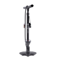 MIRAGE VOETPOMP MET DRUKMETER 11 BAR/160 PSI ZWART 