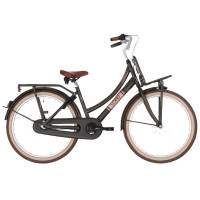BIKEFUN LOAD 24LMD197 24 INCH NEXUS 3 REMNAAF MEISJES ELEGANCE MAT GREEN MET ACHTERDRAGER