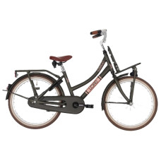 BIKEFUN LOAD 20LMD197 20 INCH REMNAAF MEISJES ELEGANCE GREEN MAT MET ACHTERDRAGER
