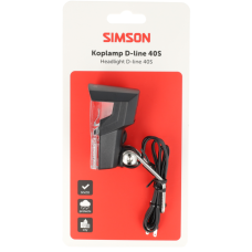 SIMSON S022051 AURORA NAAFDYNAMO KOPLAMP D-LINE 6V 40S OP KAART
