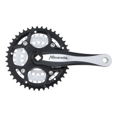MIRANDA BETA3R PLUSF CRANKSET 42/32/22 - 8 MM VERDIEPT ALU/CNC