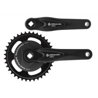 MIRANDA CRANKSET ALFA 1 38 TANDS ALU NEXUS MET 95 MM DISK ZWART