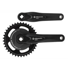 MIRANDA CRANKSET ALFA 1 38 TANDS ALU NEXUS MET 95 MM DISK ZWART MIRANDA CRANKSET ALFA 1 38 TANDS ALU NEXUS MET 95 MM DISK ZWART