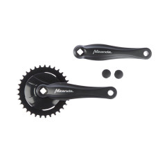 MIRANDA BETA 1 CRANKSTEL MET DISC 92MM 33T 3/32" ZWART