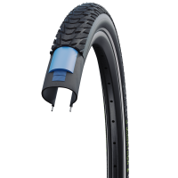 SCHWALBE BUITENBAND MARATHON E-PLUS 37-622 (28X1.40) DUAL GUARD REFLEX (LABEL)