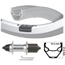 KGS ACHTERWIEL 28 INCH (622) VELG ZILVER CASS 8-9 SP UITVAL KGS ACHTERWIEL 28 INCH (622) VELG ZILVER CASS 8-9 SP UITVAL