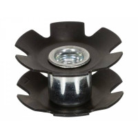 AA+ A-HEAD PLUG 1 1/8 ZWART ZAKJE 10 STUKS