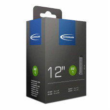 SCHWALBE BINNENBAND AV1 12 INCH 12 1/2X1.75-2 1/4 47/62-203 AV 40MM SCHWALBE BINNENBAND AV1 12 INCH 12 1/2X1.75-2 1/4 47/62-203 AV 40MM