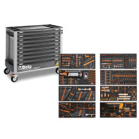 BETA BW 2400S XL9/E-XXL GEREEDSCHAPSWAGEN 716-DELIG / 9 LADEN GRIJS