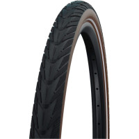 DELI TIRE BUITENBAND FLYDE 37-622 28X1.40 700X35C ZWART-BRUIN SA-234 BREAKER REFLECTIE