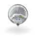 AXA KOPLAMP RETRO 606 E-BIKE 6-48V 15LUX OP KAART
