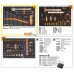 BETA BW 2400S 07-EM GEREEDSCHAPSWAGEN / 7 LADEN + 309-DELIG ASSORTIMENT ORANJE