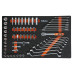 BETA BW 2400S 07-EM GEREEDSCHAPSWAGEN / 7 LADEN + 309-DELIG ASSORTIMENT ORANJE