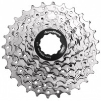 SUNRACE CSM63 7 SPEED CASSETTE 12-28T ZILVER IN BOX