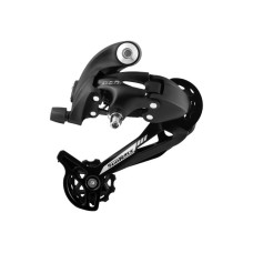 SUNRACE ACHTERDERAILLEUR 7/8V LANGE KOOI BOUT/HAAK RDM41 BLISTER